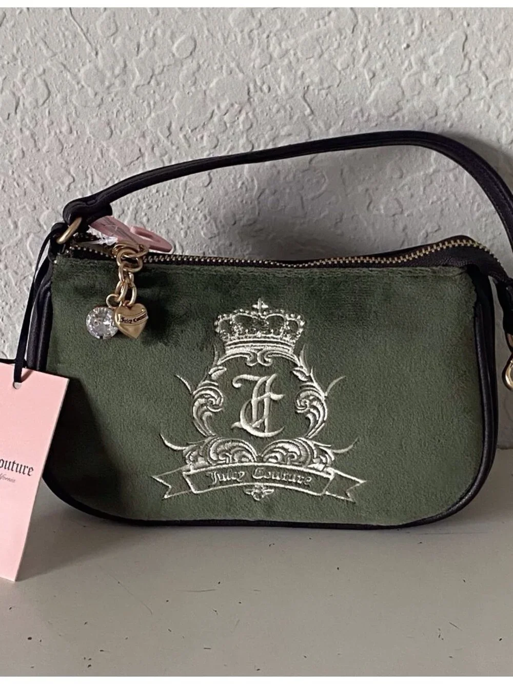 Juicy Couture Couture Need More Juicy Convertible Wristlet‎ Super Greens NEW